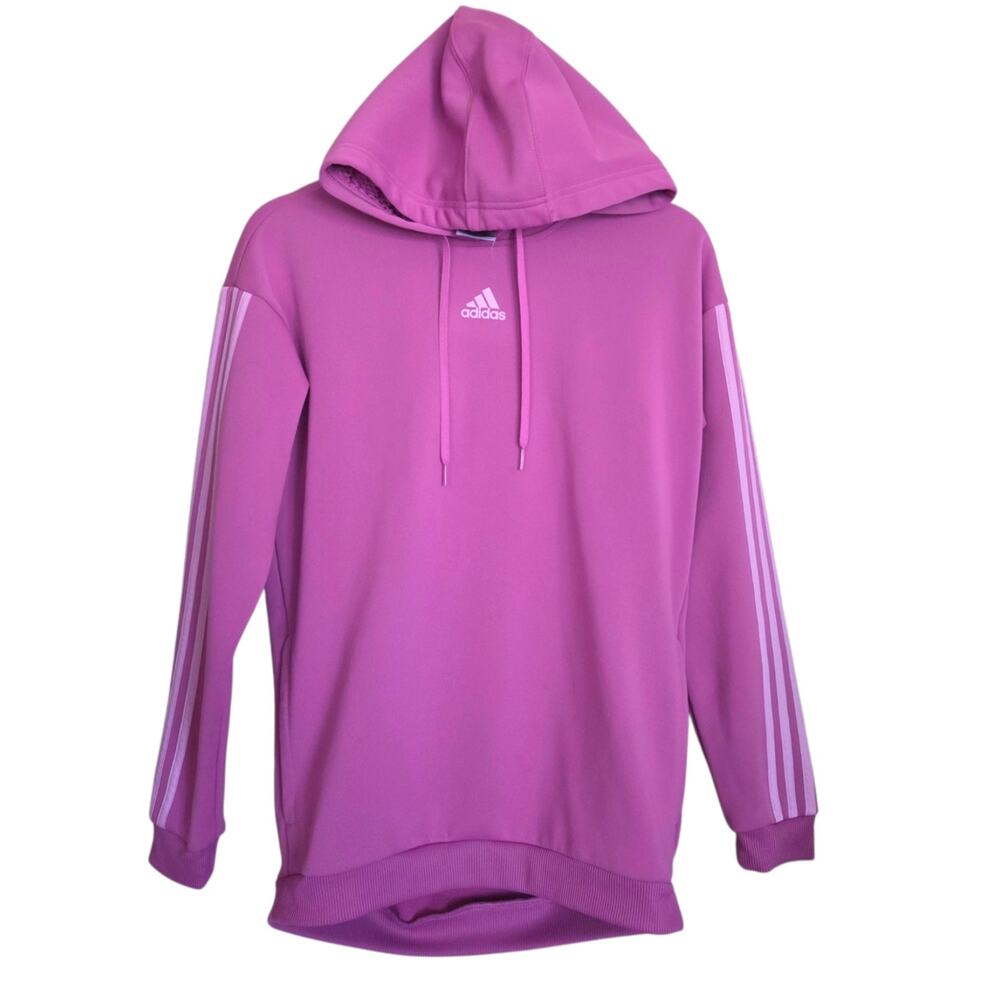 Adidas | Gear Up Pullover Hoodie in Semi Pulse Lilac Purple Kagaroo Pockets